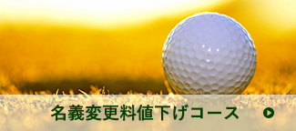 名義変更料値下げコース | ゴルフボールの写真