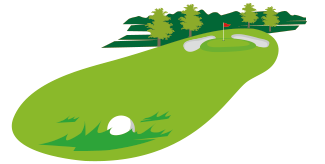 地面にくい込んだ球